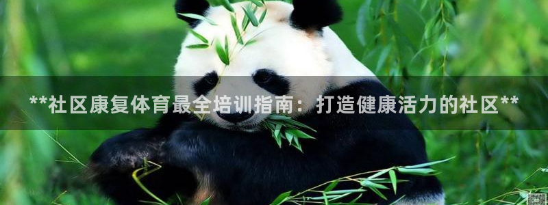 尊龙人生就是博旧版网址：**社区康复体育最全培训指南