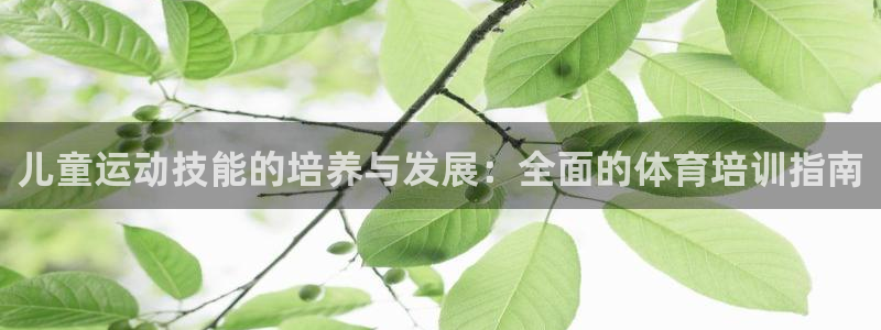 尊龙人生就是博一下下：儿童运动技能的培养与发展：全面