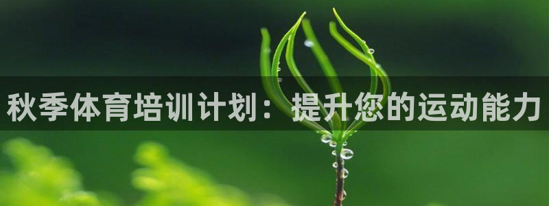 尊龙凯时官网入口：秋季体育培训计划：提升您的运动能力