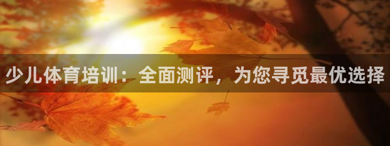 尊龙官网/首选kpm：少儿体育培训：全面测评，为您寻